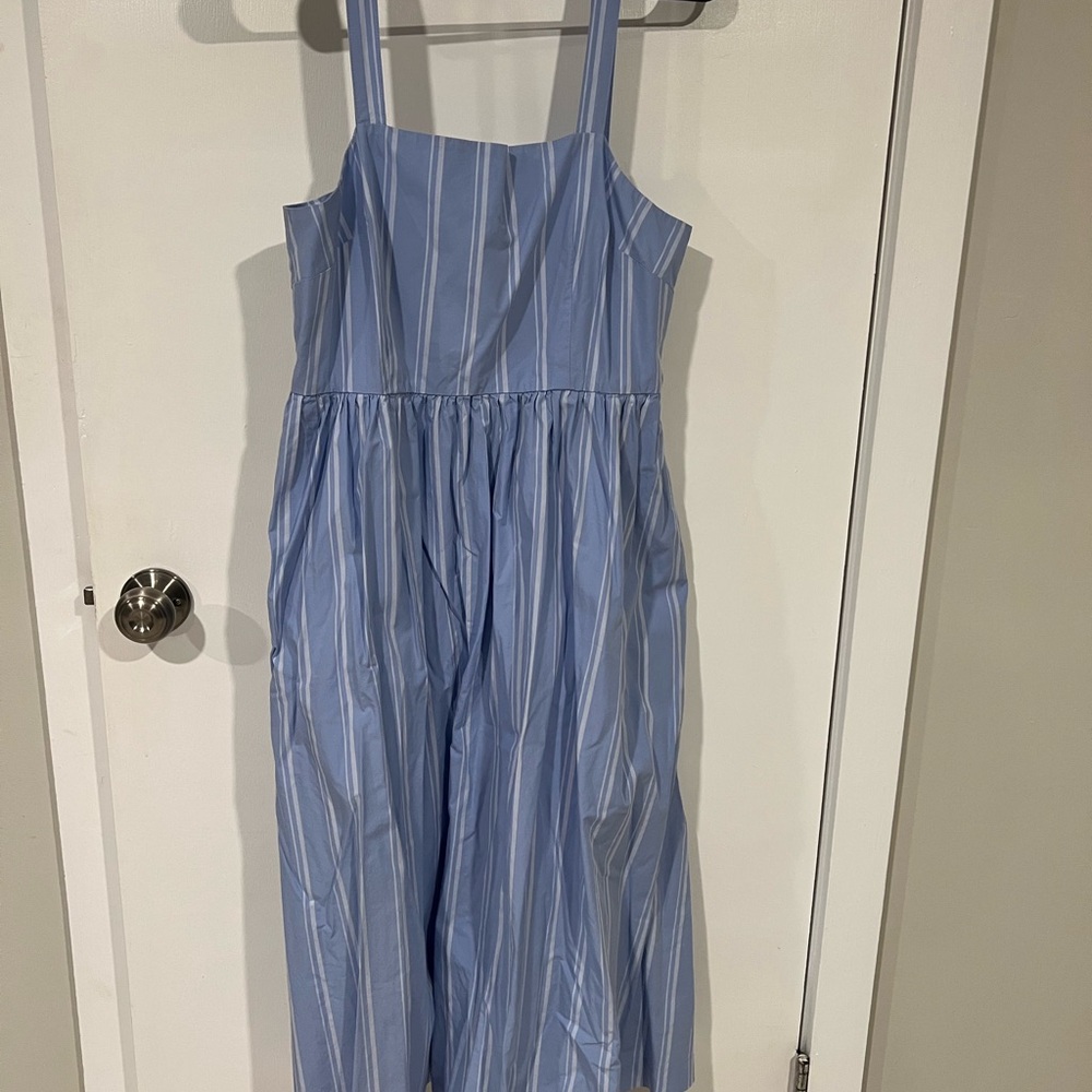 a new day Light Blue and White Jumpsuit